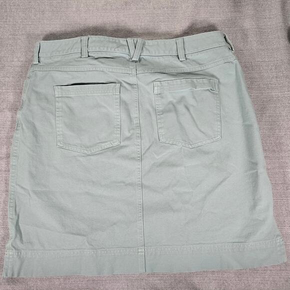 Duluth Freewill Twill Skirt Wom Sz 12 Cotton Stretch Spring Summer Everyday EUC - Picture 9 of 10